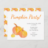 "Drie pompoenen" Kaart (Voorkant / Achterkant)