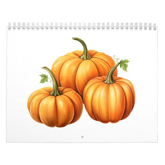 drie pompoenen kalender (Hoes)