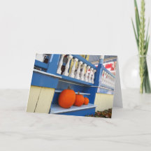 Drie pompoenen op een Stap - Martha's wijntuin