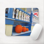 Drie pompoenen op een Stap - Martha's wijntuin Muismat (Met muis)