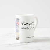 Drie pompoenen op een Stap - Martha's wijntuin Porselein Kop (Voorkant rechts)