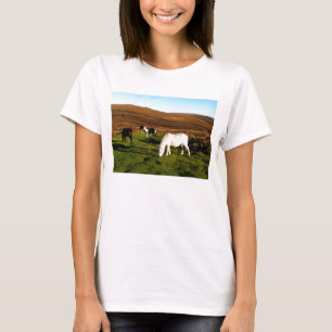 Drie pony's op Dartmoor T-shirt