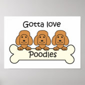 Drie Poodsen Poster (Voorkant)