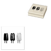 Drie Pop Popsikel Ice Lolly Stempel (Gestempeld)