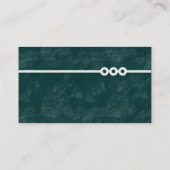 Drie Portholes Line - Green Earth Texture II Visitekaartje (Achterkant)