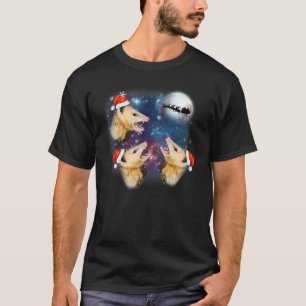 Drie Possum Moon Kerstkerstkerstkerstkerstman T-shirt