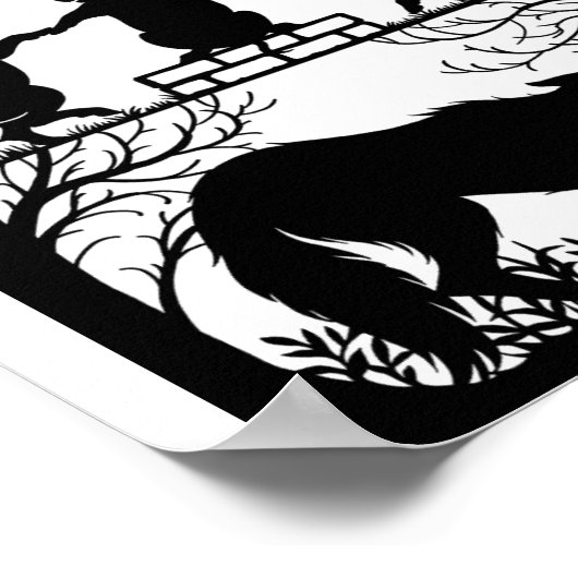 Drie Poster met kleine varkens (Hoek)