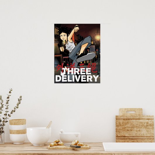Drie Poster voor Delivery™ Sue (Keuken)