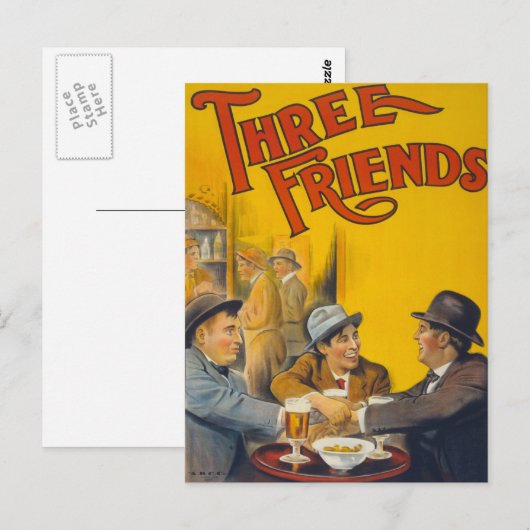 Drie Posters van Friends Movie Briefkaart (Voorkant / Achterkant)