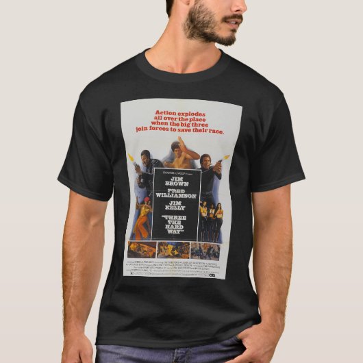 Drie Posters voor harde films T-shirt (Voorkant)
