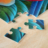 Drie prachtige papegaaien legpuzzel (Zijkant)