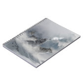 Drie prachtige wolven in de wintersneeuw notitieboek (Linkerzijde)