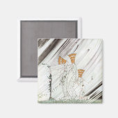 Drie prinsessen in de Blauwe Berg door Kay Nielsen Magneet (Voorkant / Achterkant)