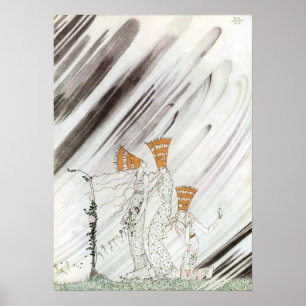 Drie prinsessen in de Blauwe Berg door Kay Nielsen Poster