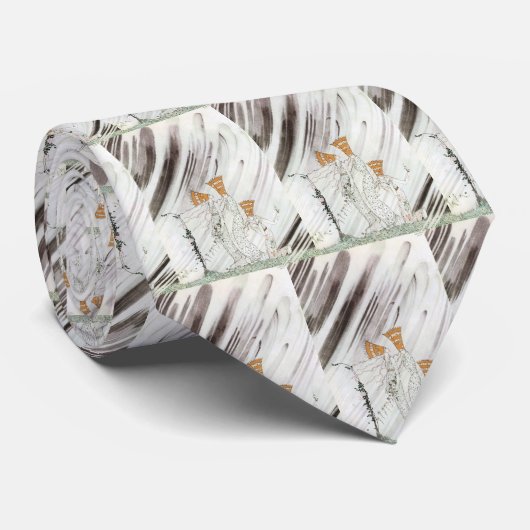 Drie prinsessen in de Blauwe Berg door Kay Nielsen Stropdas (Opgerold)