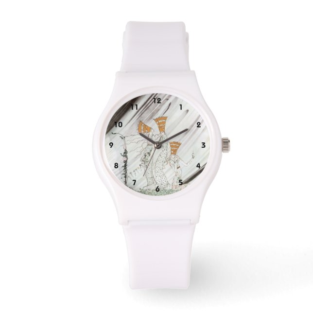 Drie prinsessen op de Blauwe Berg van Kay Nielsen Horloge (Voorkant)