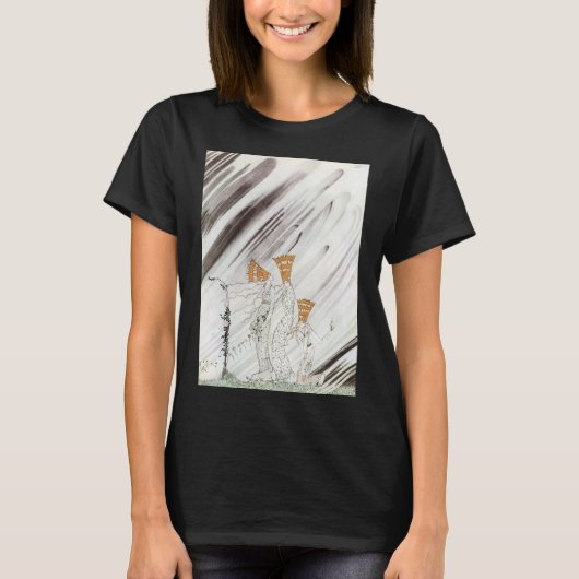 Drie prinsessen op de Blauwe Berg van Kay Nielsen T-shirt (Voorkant)