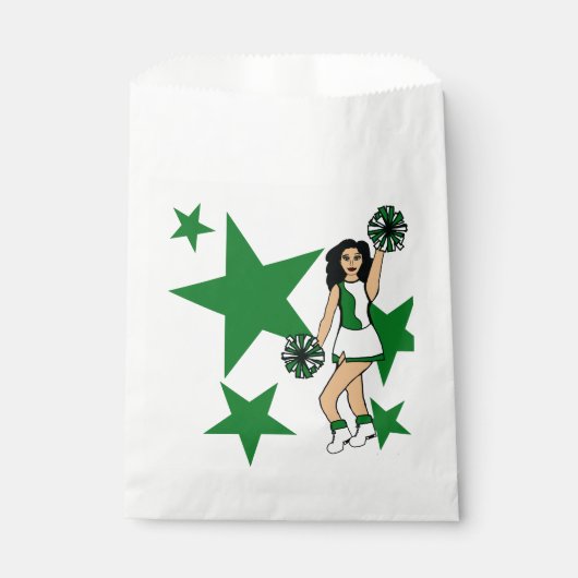 Drie Proost Custom Wit Favor Tas Groen #2 Bedankzakje (Voorkant)