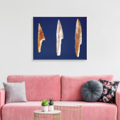 Drie punten uit Volgu Canvas Afdruk (Insitu (Woonkamer))