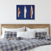 Drie punten uit Volgu Canvas Afdruk (Insitu (Slaapkamer))