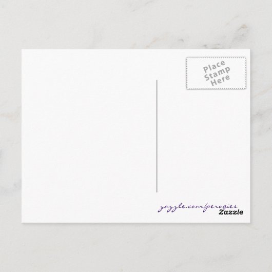 Drie Pysanky Briefkaart (Achterkant)