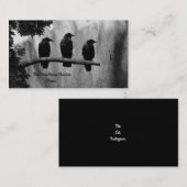 Drie Ravens Visitekaartje (Voorkant / Achterkant)