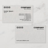 Drie rechthoeken - Canvas, effect Visitekaartje (Voorkant / Achterkant)