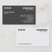 Drie rechthoeken - Donkergrijze reliëfstructuur Visitekaartje (Voorkant / Achterkant)