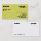 Drie Rechthoeken - Geel papier met papierstructuur Visitekaartje (Voorkant / Achterkant)