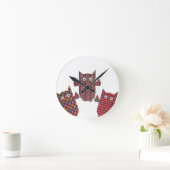 Drie Red Owls Ronde Klok (Huis)