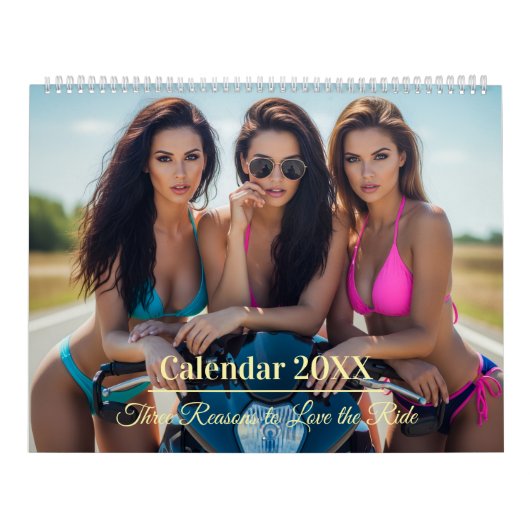 Drie redenen om van de rit te houden - Bikini Girl Kalender (Hoes)
