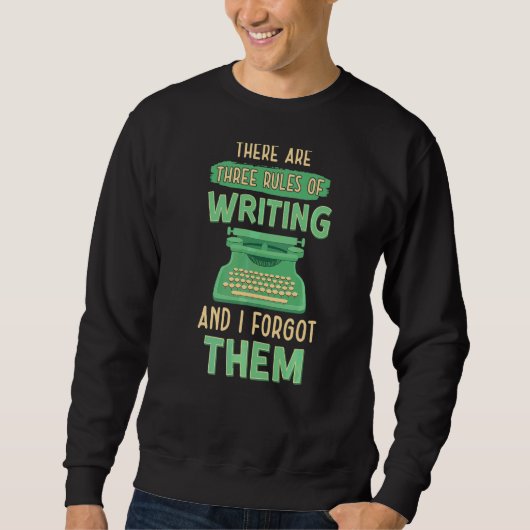 Drie regels voor het schrijven van schrijvers van trui (Voorkant)