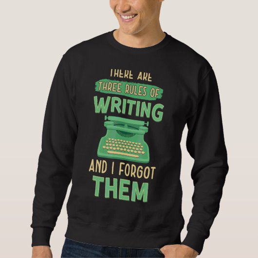 Drie regels voor het schrijven van schrijvers van trui (Voorkant)