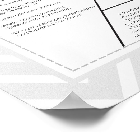 Drie regeringsbijkantoren poster (Hoek)