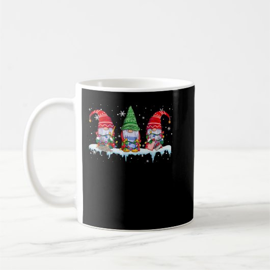 Drie reinigingsgnomen Funny Kerstlights Gnome Koffiemok (Links)