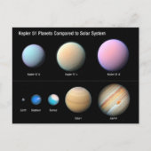 Drie reuzenplaneten rond Kepler 51 Briefkaart (Voorkant)