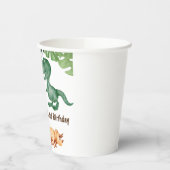 Drie-rex 3e verjaardagsfeest papieren bekers (Links)