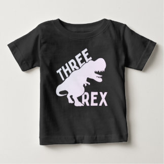 Drie Rex 3rd Birthday Shirt, drie jaar oud