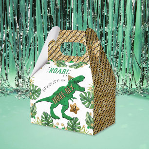 Drie-Rex Dinosaur 3rd Birthday Bedankdoosjes