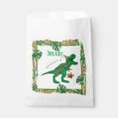 Drie-Rex Dinosaur 3rd Birthday Bedankzakje (Voorkant)