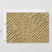 Drie-Rex Dinosaur 3rd Birthday Foto Bedankkaart (Achterkant)