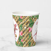 Drie-Rex Dinosaur 3rd Birthday Papieren Bekers (Rechts)