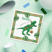 Drie-Rex Dinosaur 3rd Birthday Servet