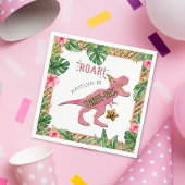 Drie-Rex Dinosaur 3rd Birthday Servet