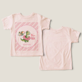 Drie Rex Dinosaur Meisje Verjaardagsfeestje