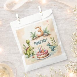 Drie-Rex Dinosaurus 3e Verjaardag Favoriete Tassen Bedankzakje