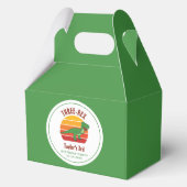 Drie Rex Dinosaurus Genderneutraal Fun 3e Verjaard Bedankdoosjes (Voorkant)