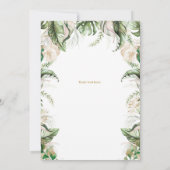 Drie-rex Dinosaurus Verjaardag, Dino T-Rex Kaart (Achterkant)