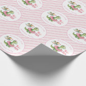 Drie Rex meisje verjaardagsfeestje Cadeaupapier (Hoek)