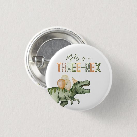 Drie-Rex Partij Button (Voorkant /achterkant)